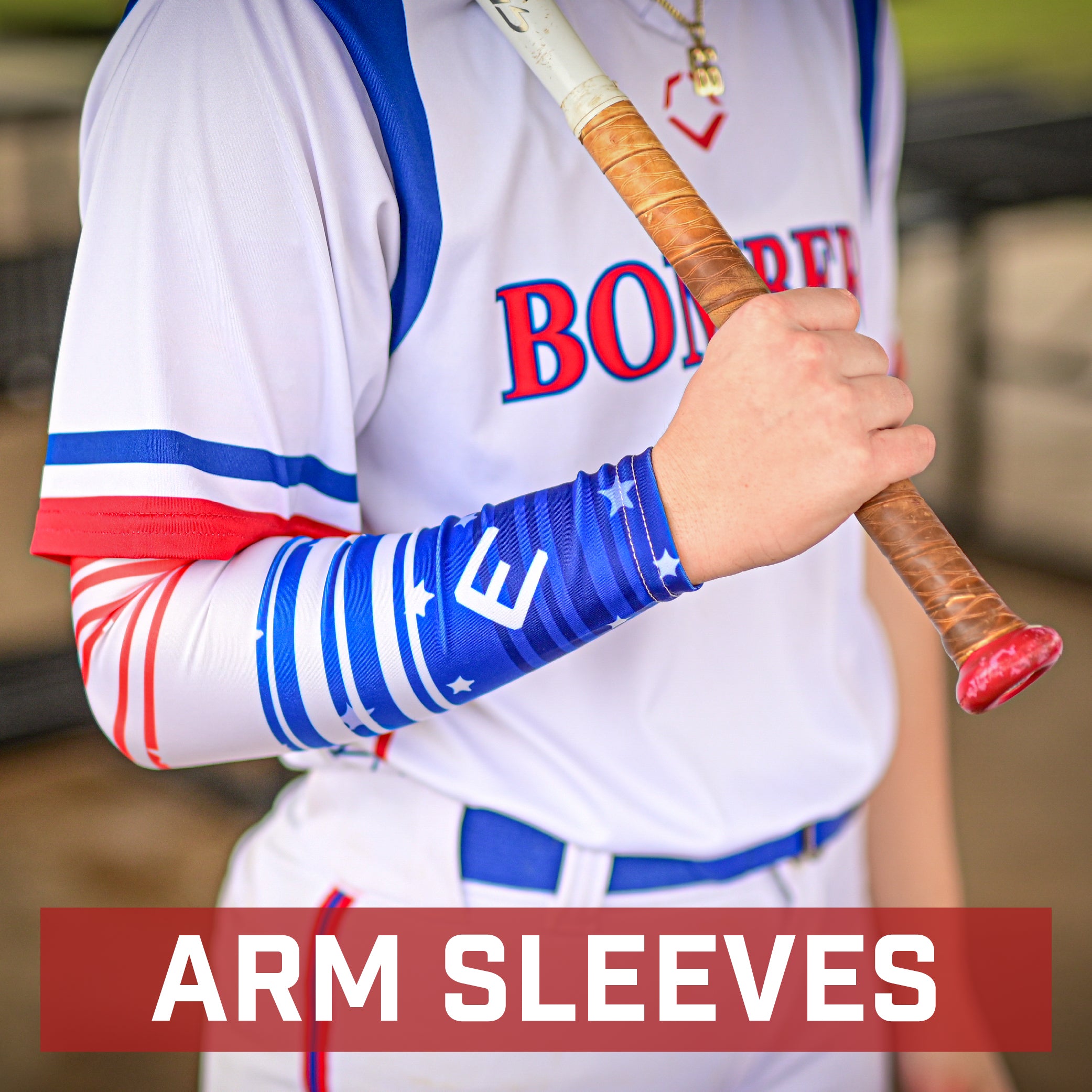 Pink Ribbon Breast Cancer Compression Baseball Football Arm Sleeve White  Elite