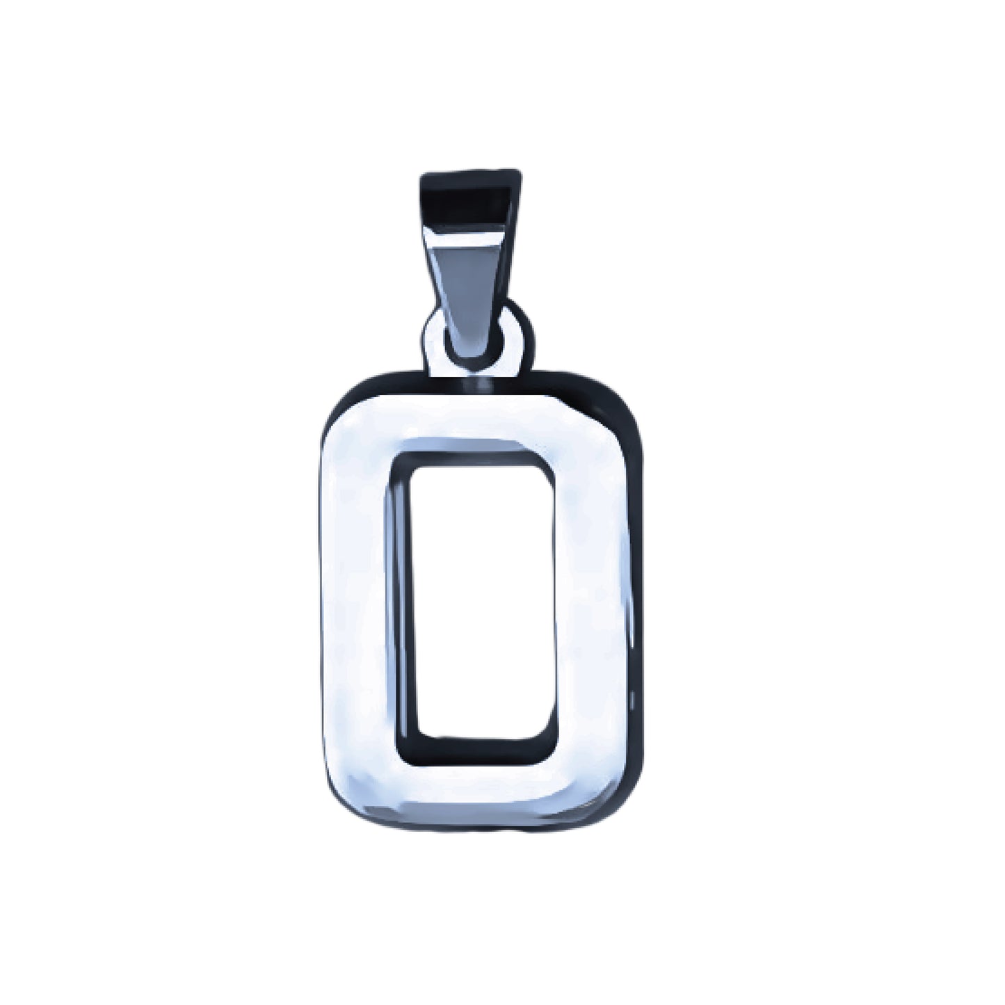 Pro Number Pendant - Stainless Steel