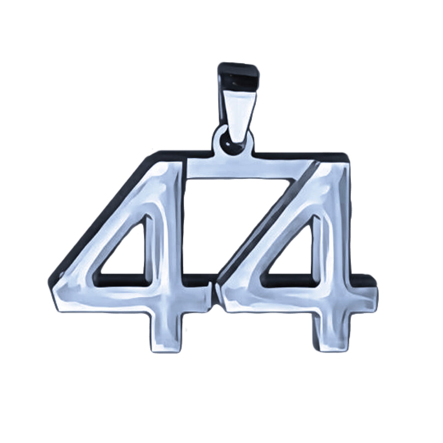 Pro Number Pendant - Stainless Steel