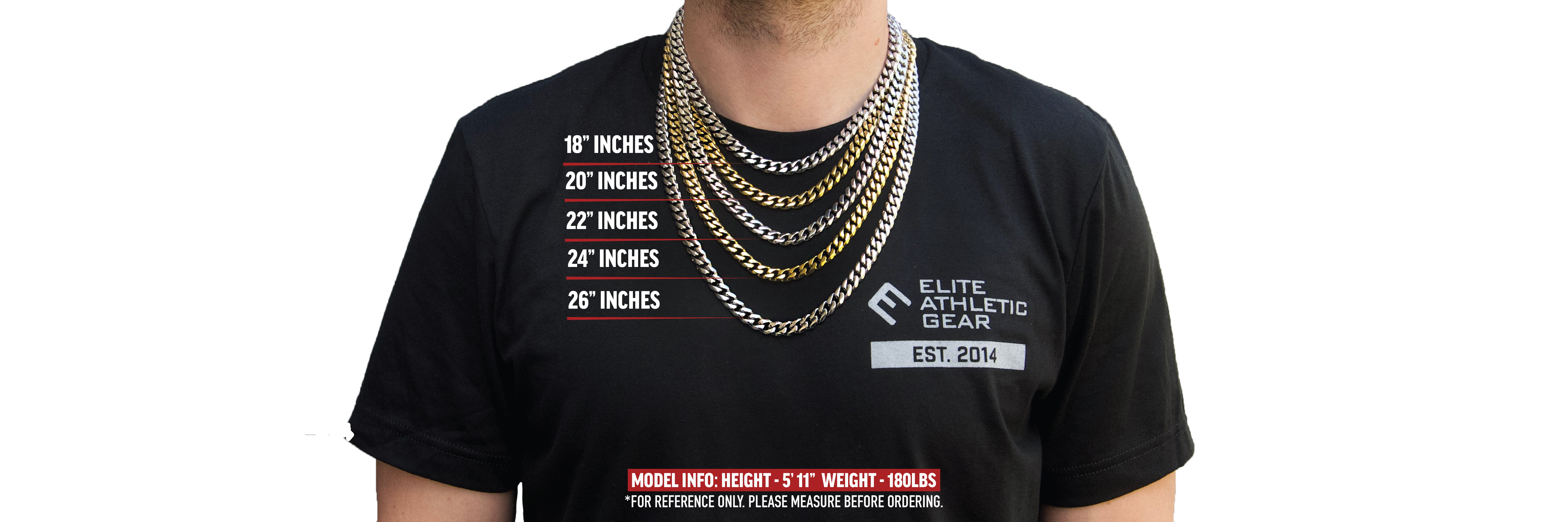 NECKLACE SIZE GUIDE