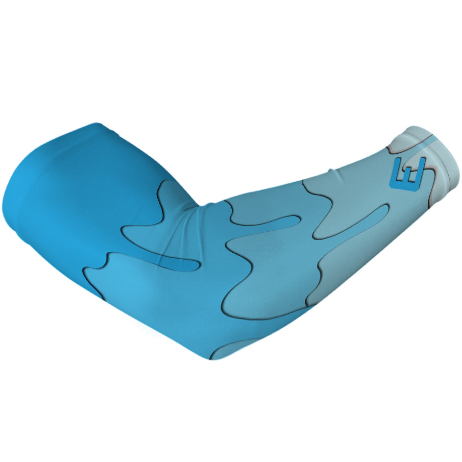 Blue Drippy Arm Sleeve