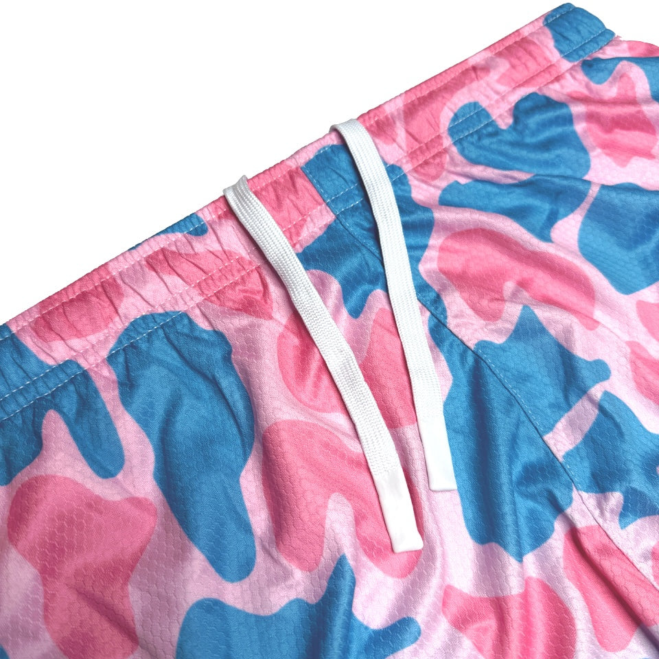 Cotton Candy Duck Camo Shorts