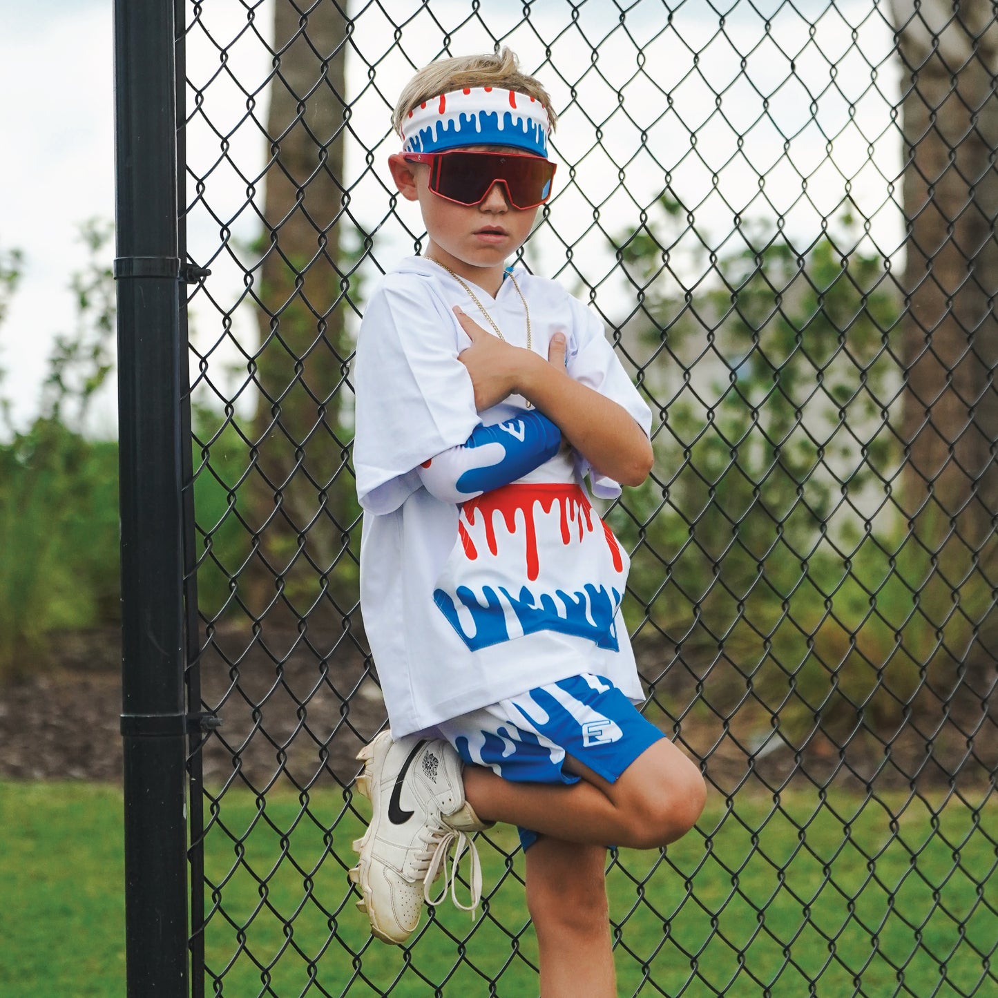 Drip Pop Short Sleeve Hoodie