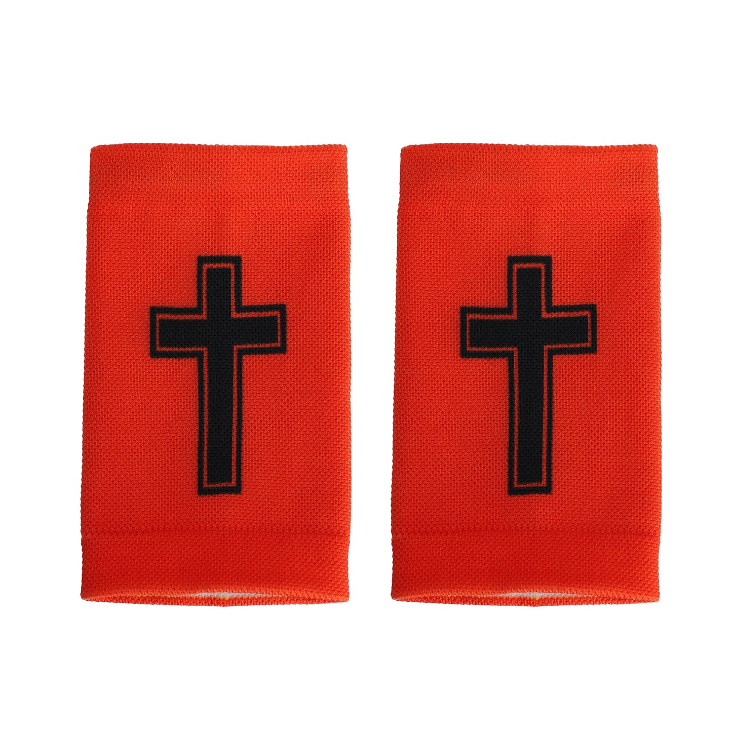 Faith Cross Red Wrist Support Sleeves
