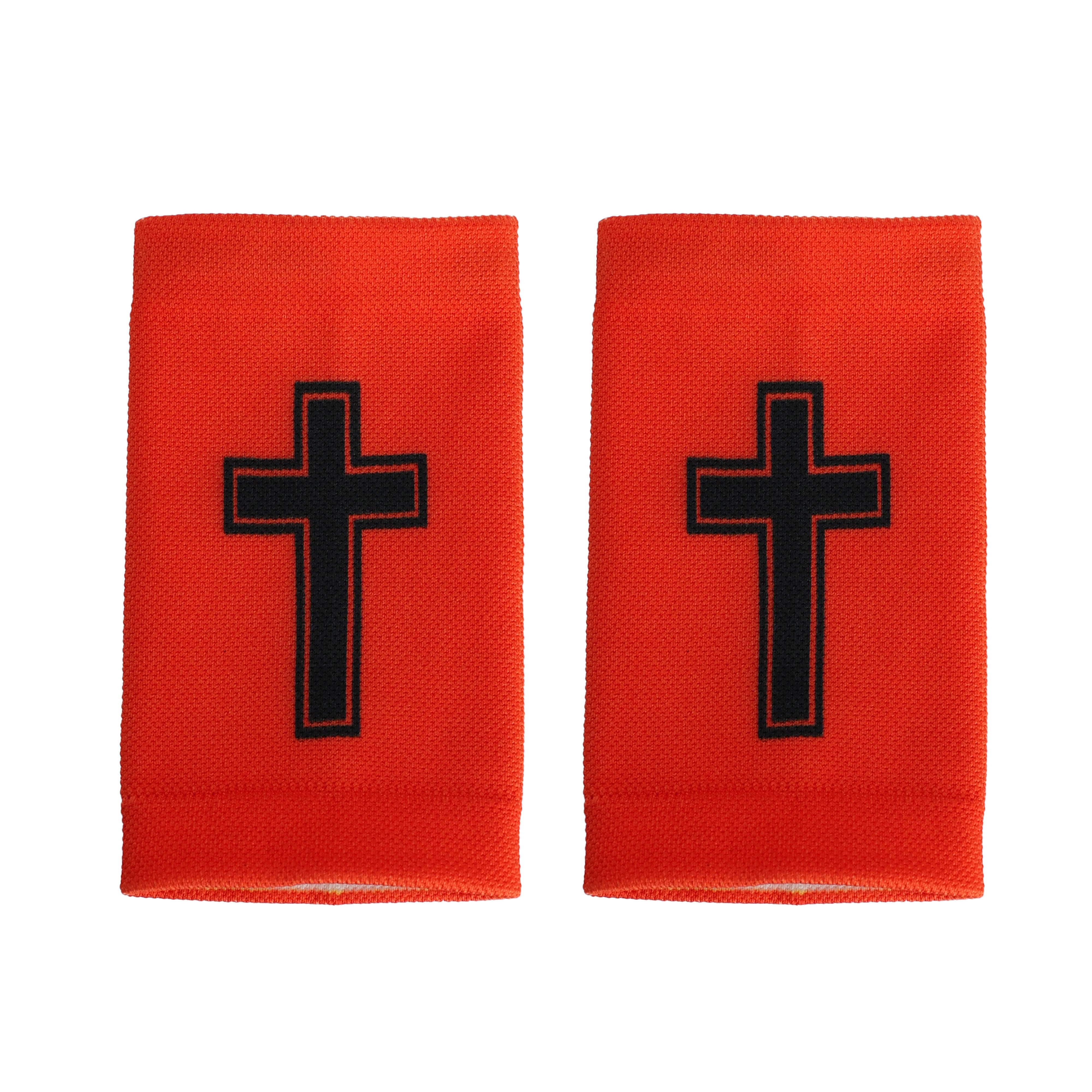 Faith Cross Red Wrist Support Sleeves