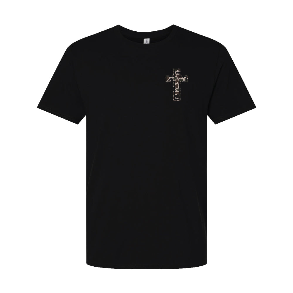 Faith Cross Duck Camo T-Shirt