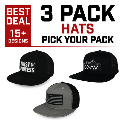 3 Pack Hats | Pick Your Pack