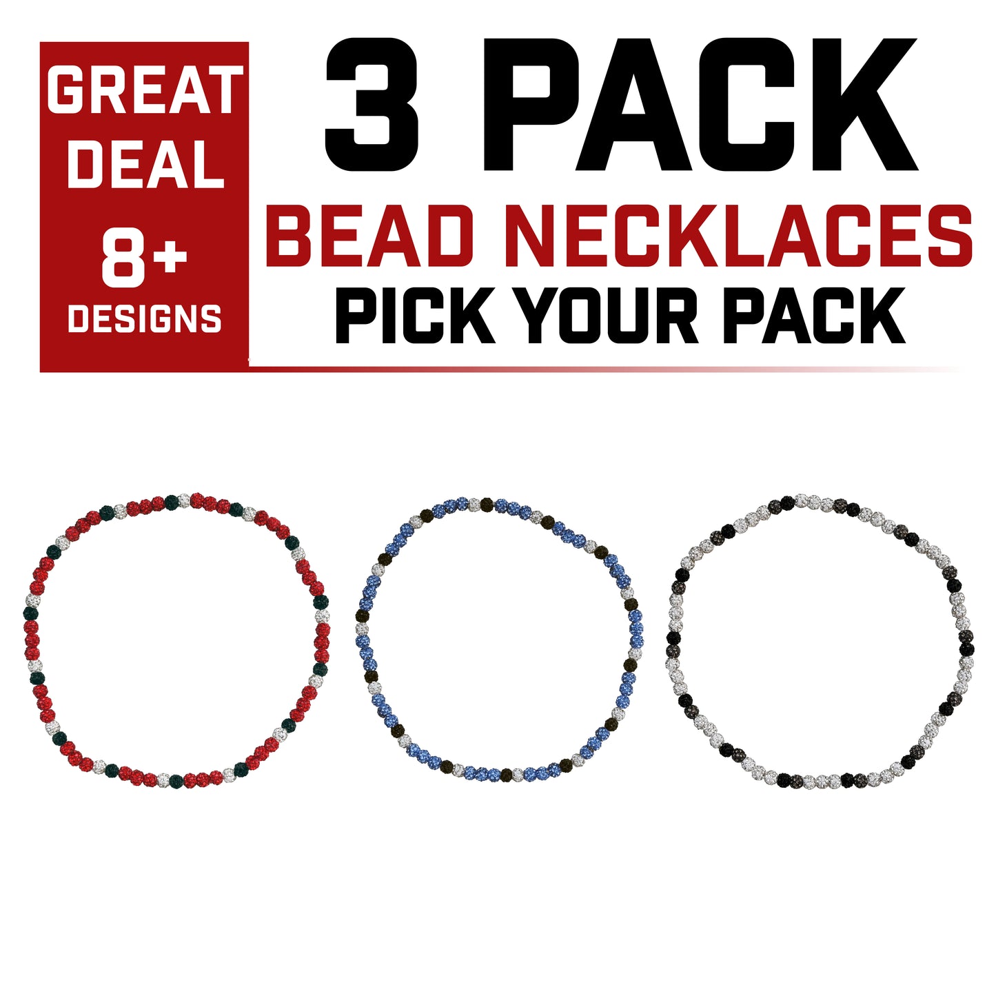 3 Pack Bead Necklaces | Pick Your Pack