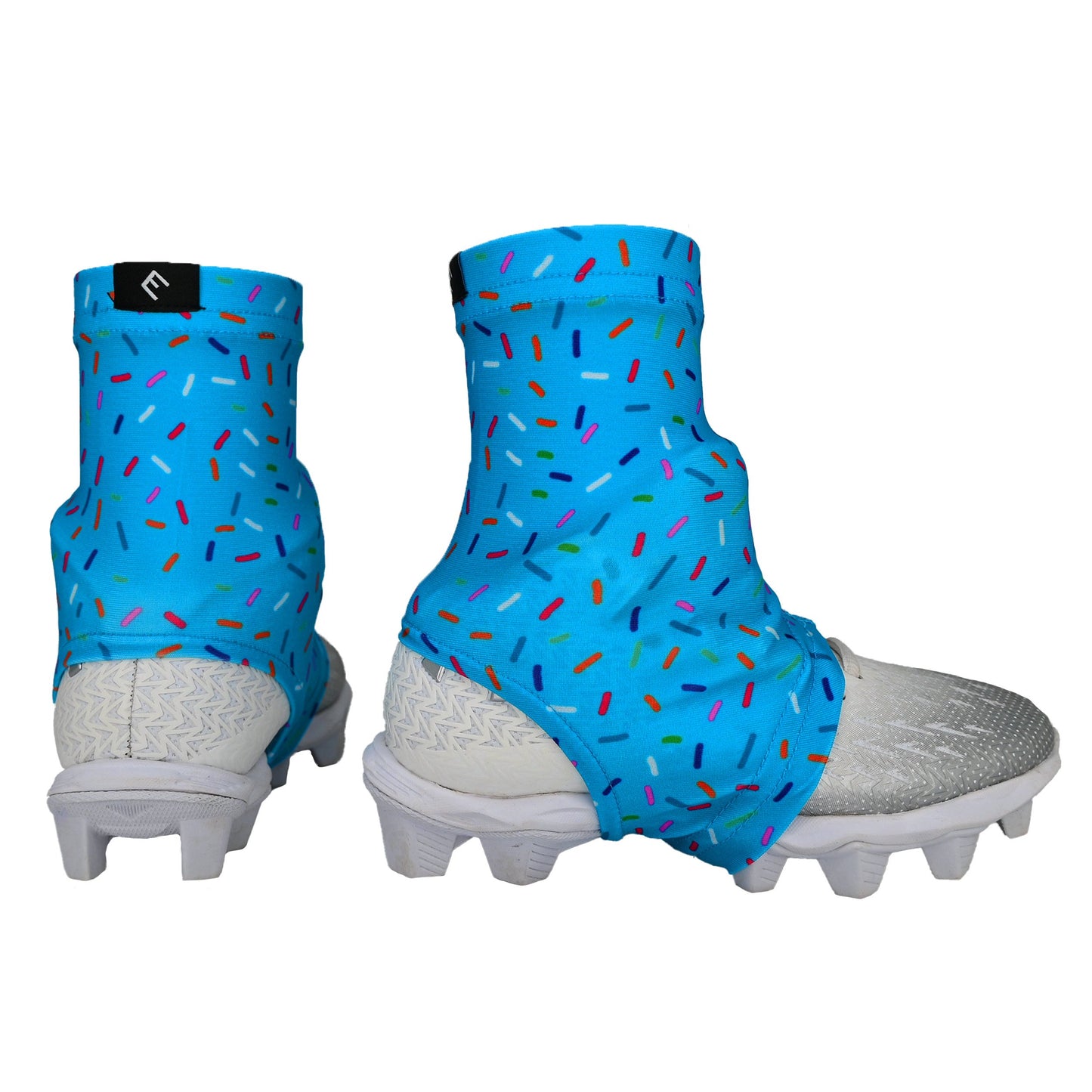 Blue Sprinkles Cleat Covers (Spats)