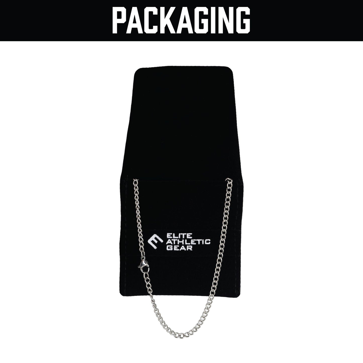 Varsity Number Pendant Necklace - Stainless Steel