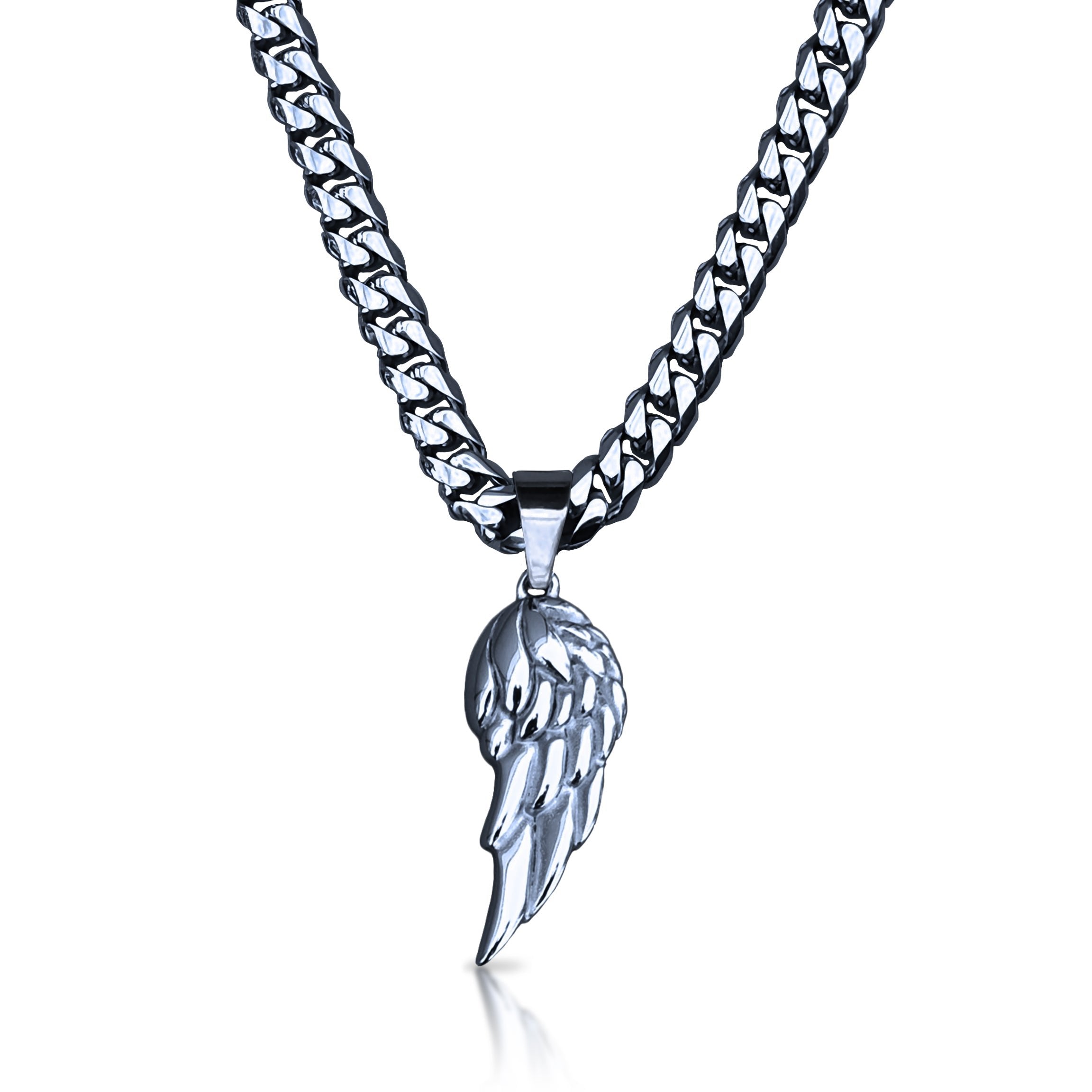 Pro Wing Pendant Necklace - Stainless Steel
