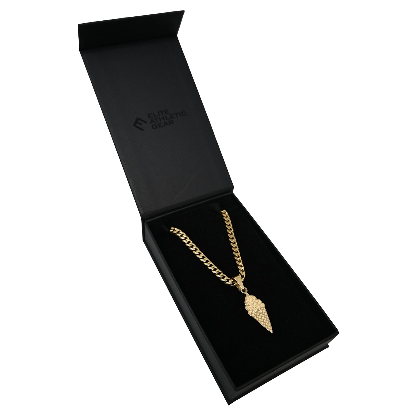 Pro Ice Cream Pendant Necklace - 14K Gold Plated Stainless Steel
