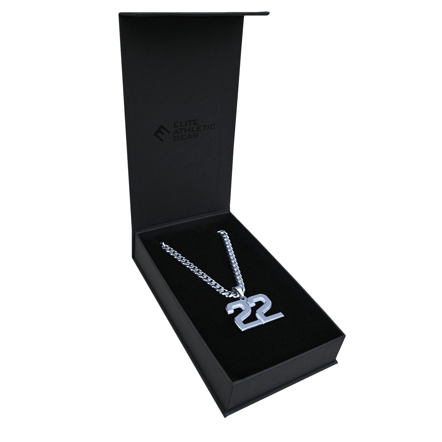 Pro Number Pendant - Stainless Steel