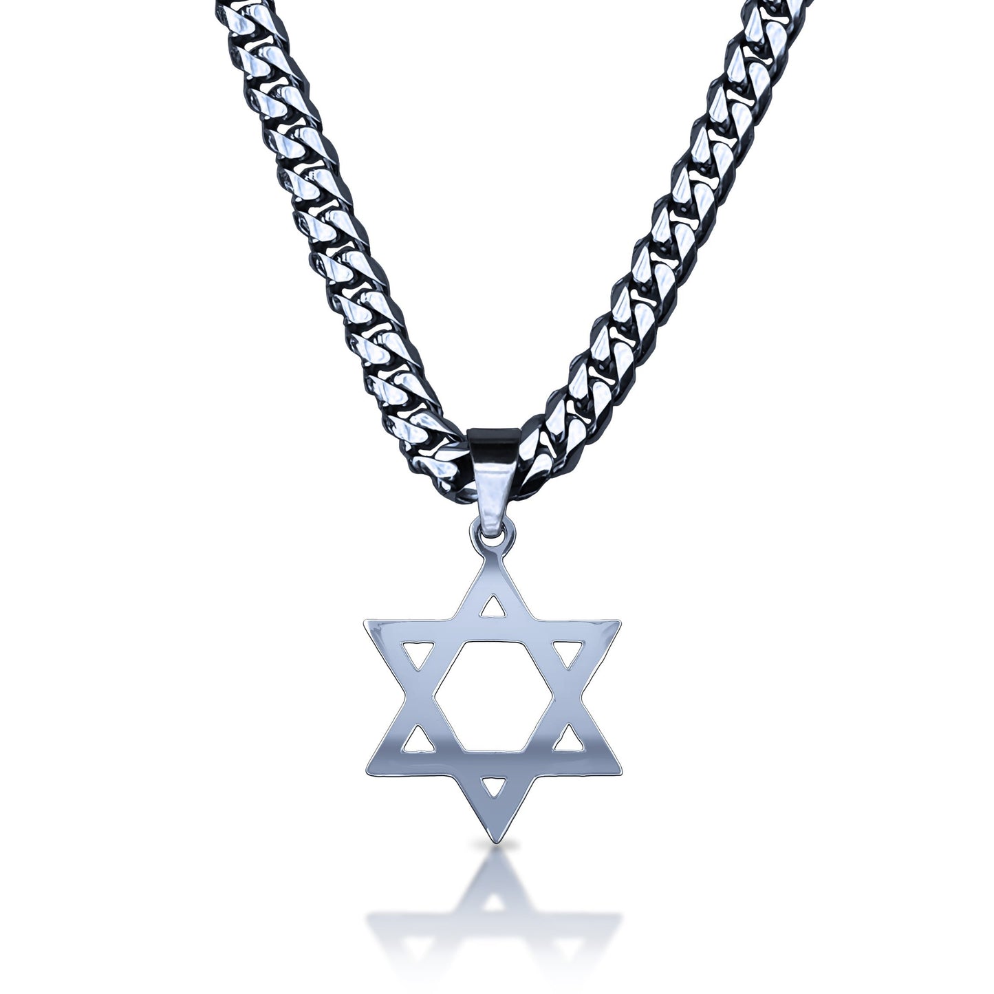 Pro Star of David Pendant Necklace - Stainless Steel
