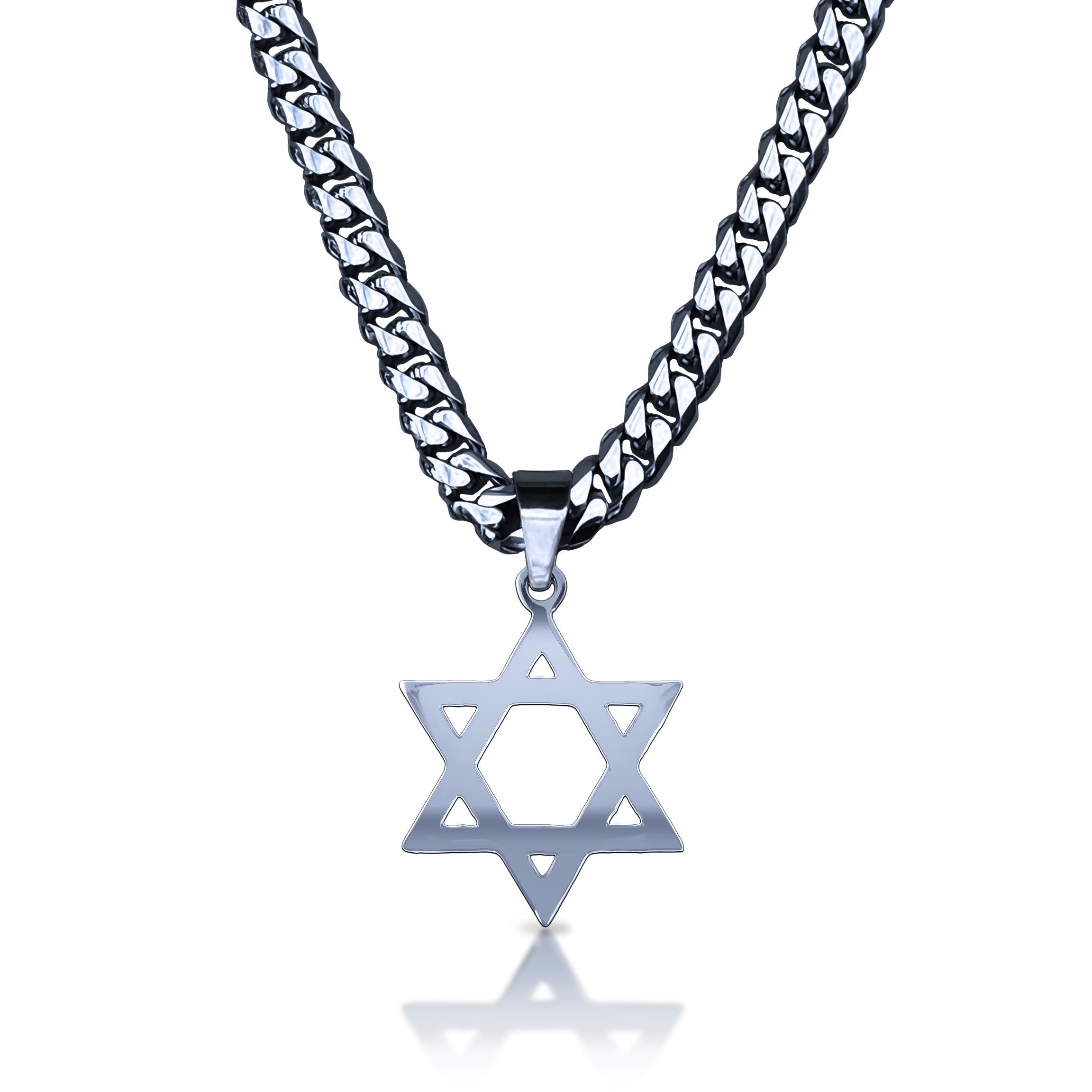 Pro Star of David Pendant Necklace - Stainless Steel