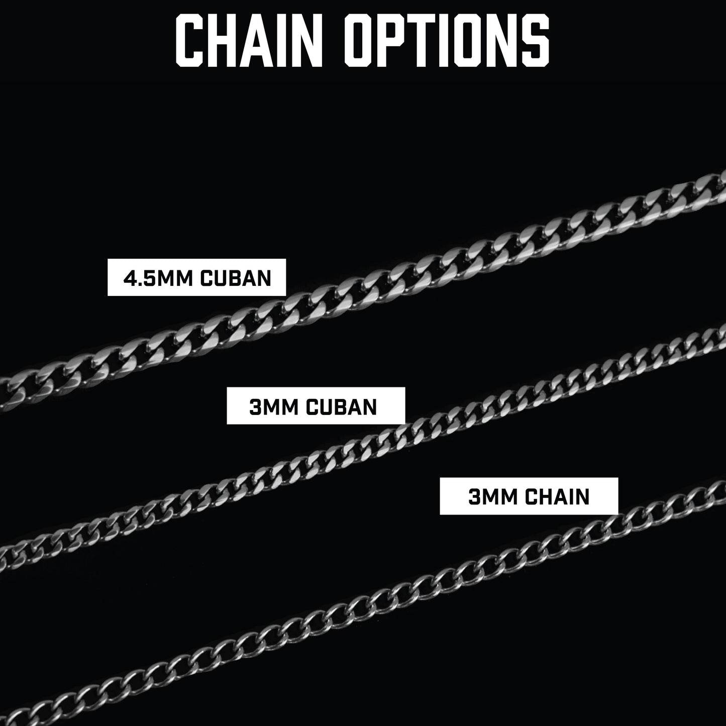 Cross Cut Out Pendant Necklace - Stainless Steel