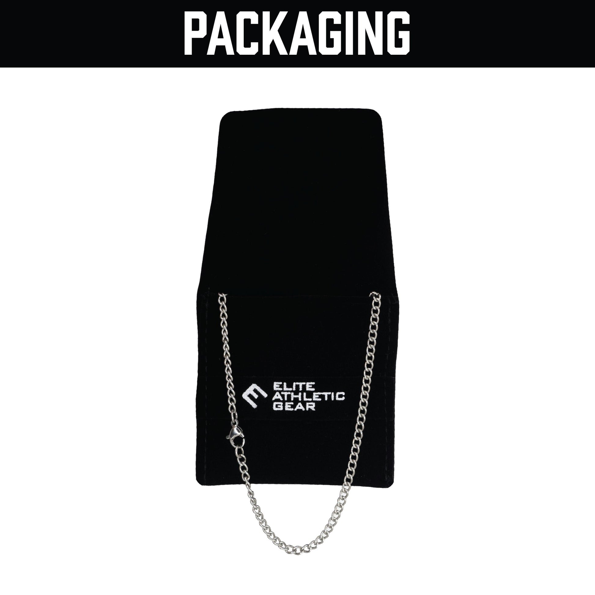 Barbell Plate Pendant Necklace - Stainless Steel