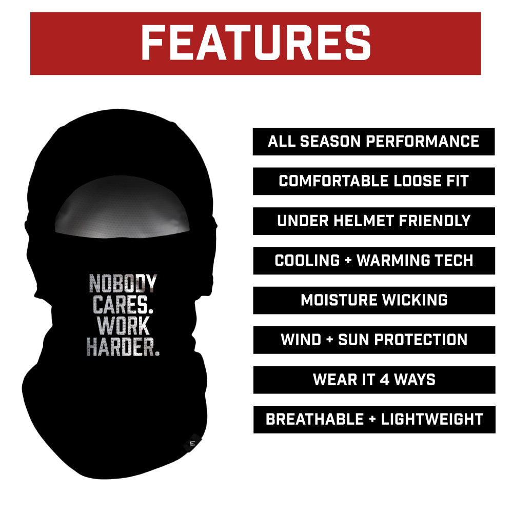 Nobody Cares. Work Harder. Balaclava Mask (Shiesty)