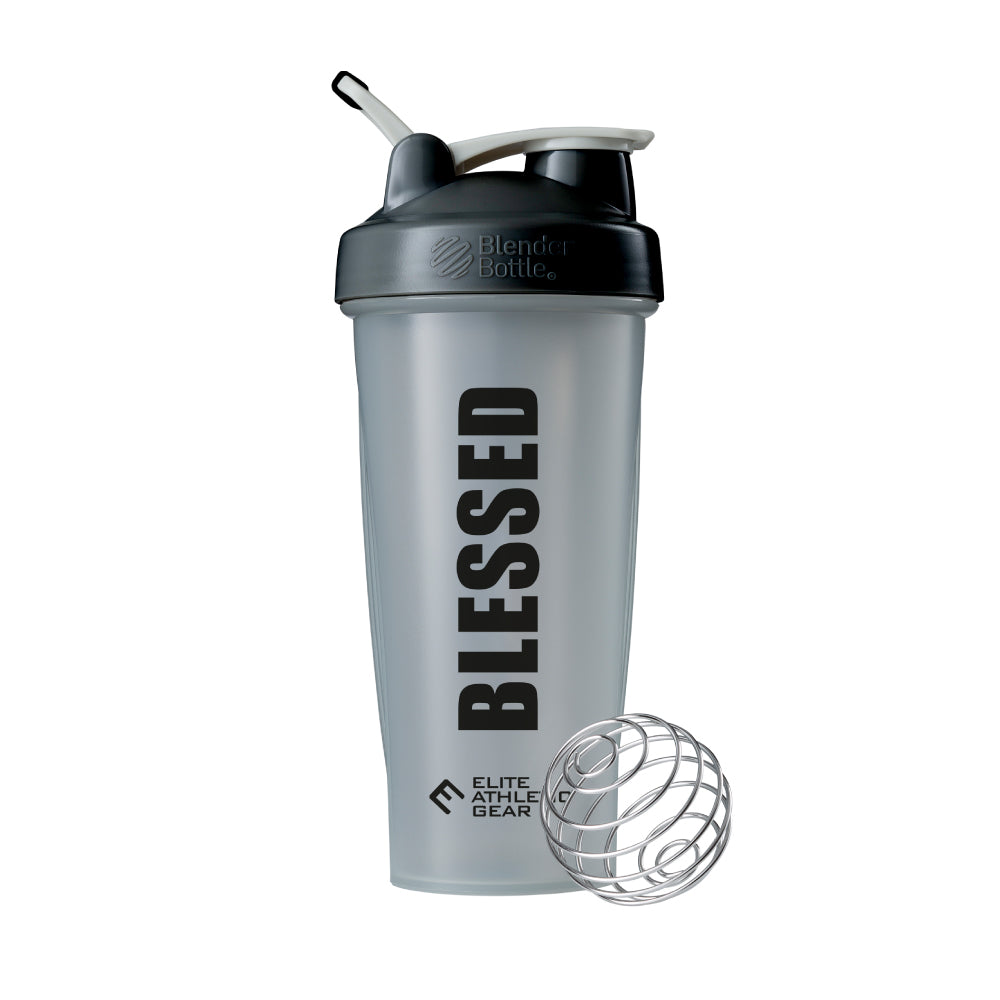 Blessed Stainless Steel Protein Shaker - Elise Rose Fit