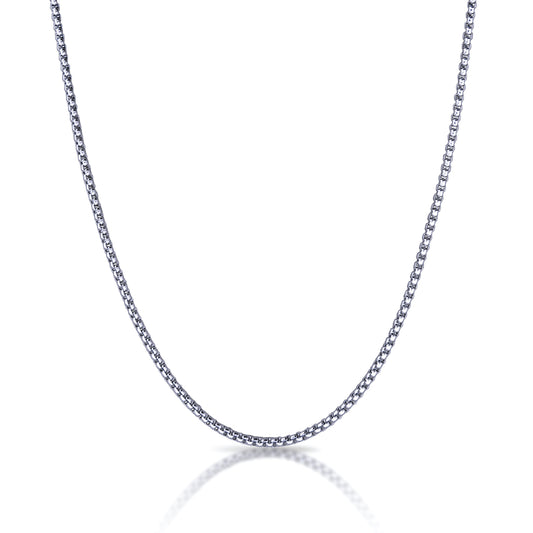 Box Chain Necklace - Stainless Steel