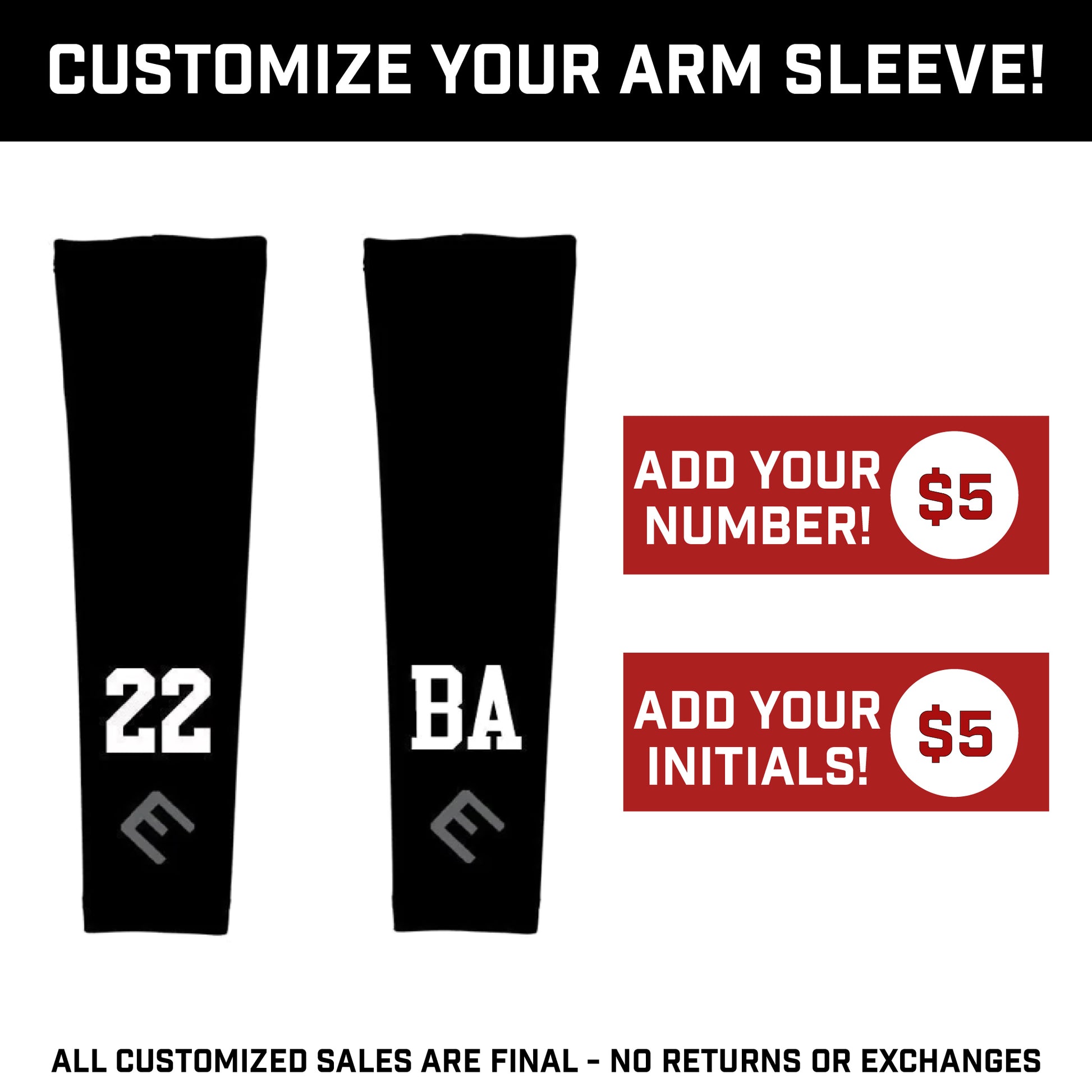 Red Faded Arm Sleeve