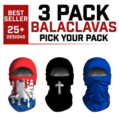 3 Pack Balaclavas | Pick Your Pack