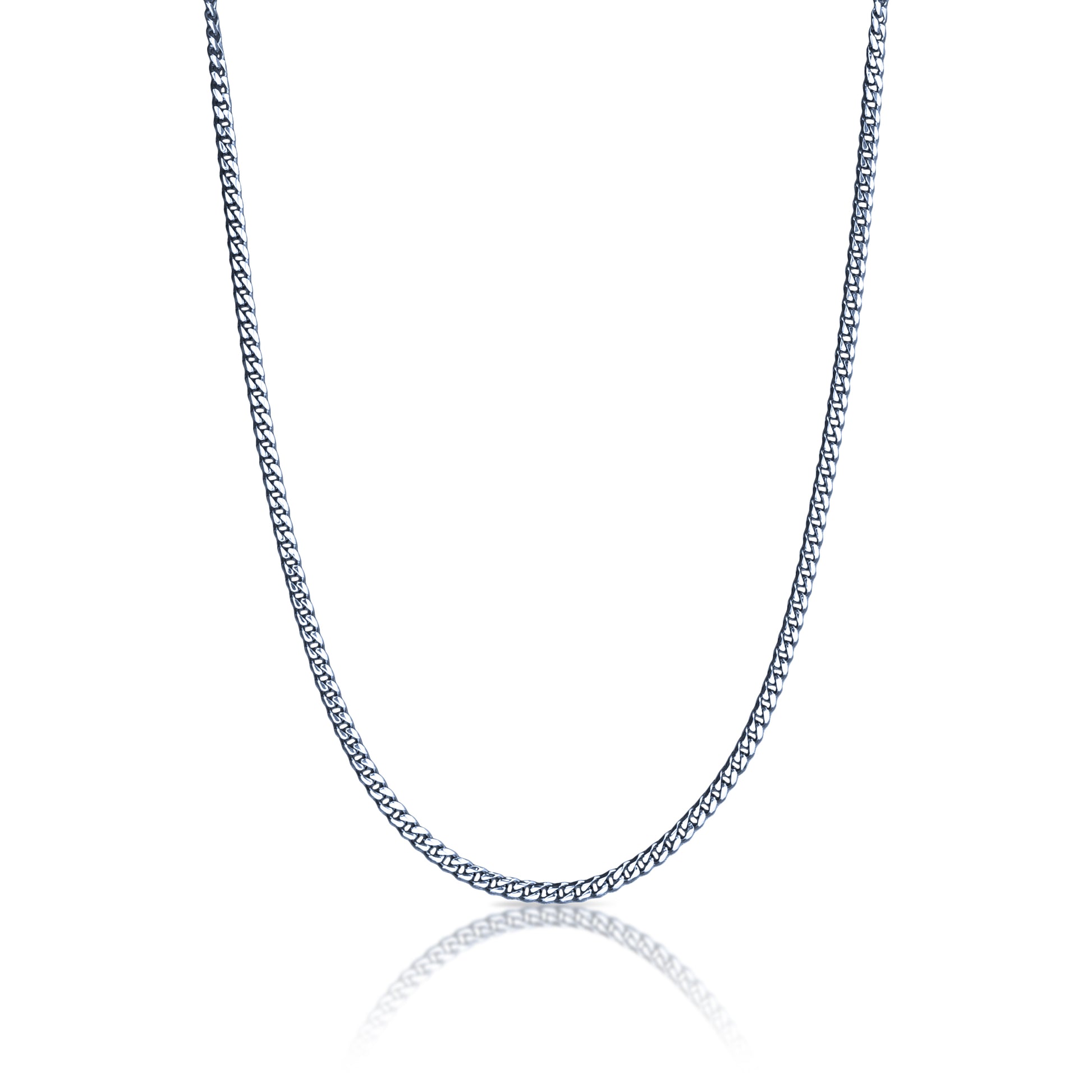 4.5mm Cuban Link Chain Necklace - Stainless Steel