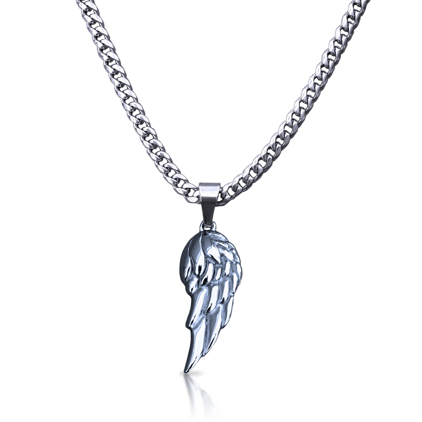 Pro Wing Pendant Necklace - Stainless Steel