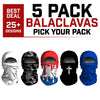 5 FOR $100 BALACLAVAS