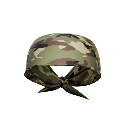 Army Camo Tie Headband