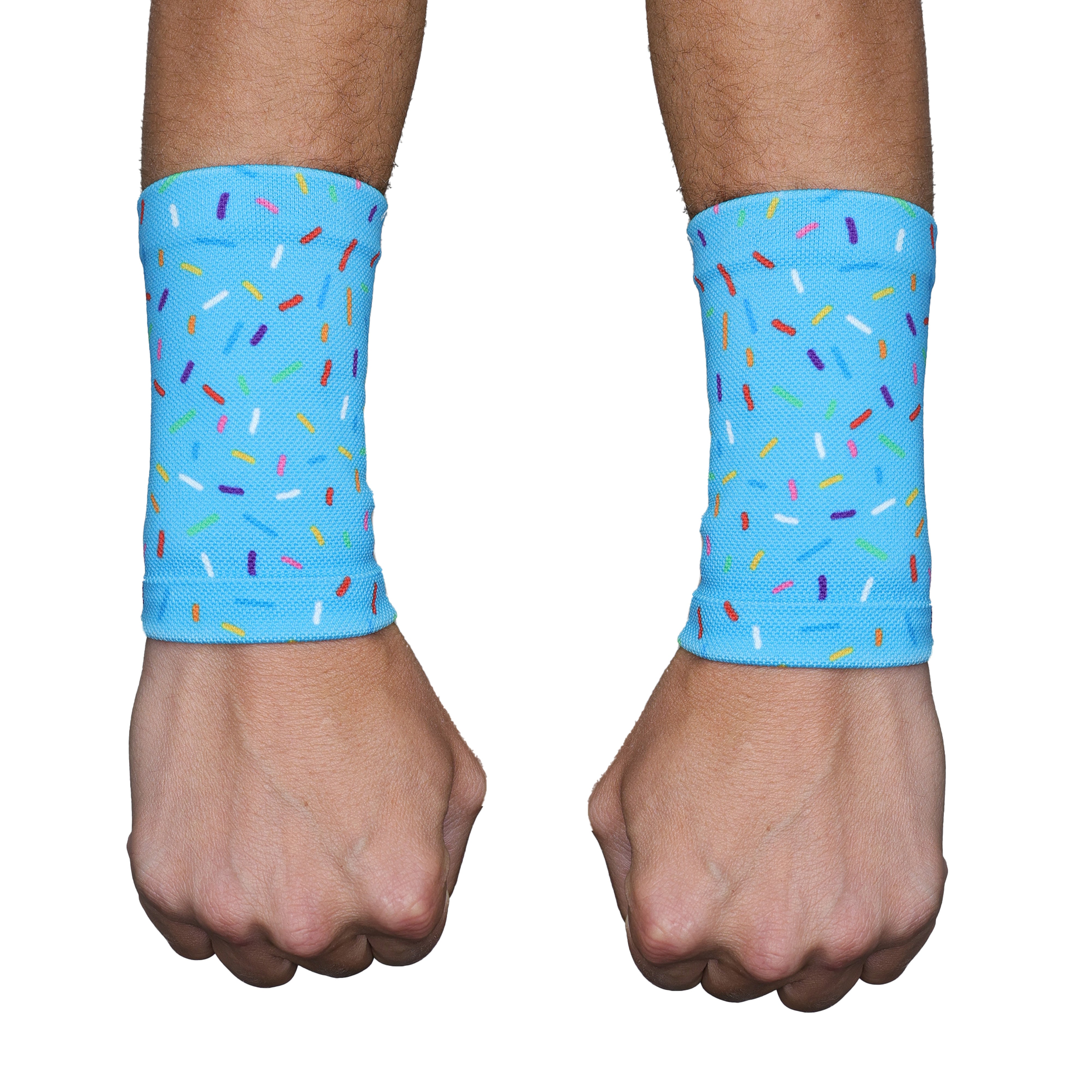 Blue Sprinkles Wrist Support Sleeves
