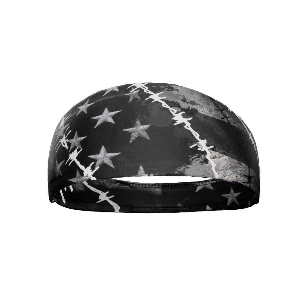 Barbed Wire USA Flag Headband