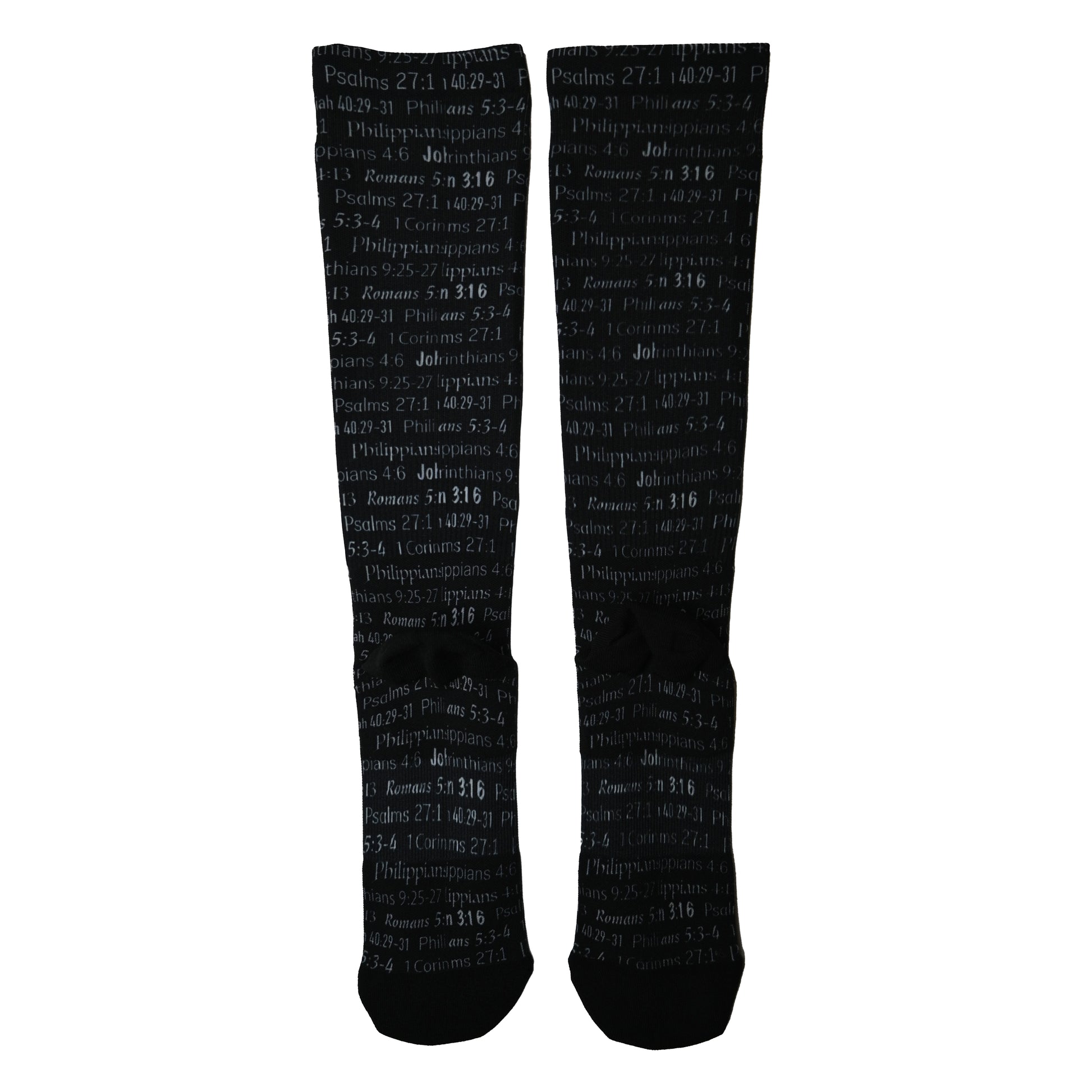 Black BLESSED Compression Socks (20-30mmHg)