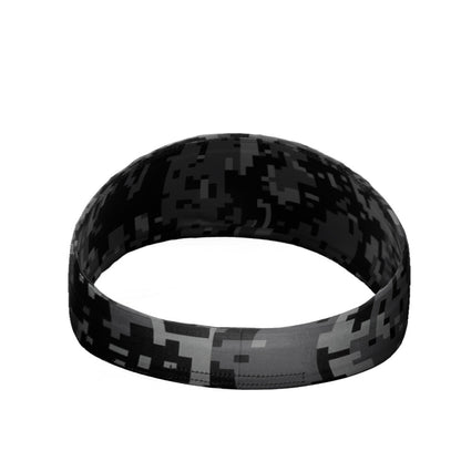Black Digi Camo Headband