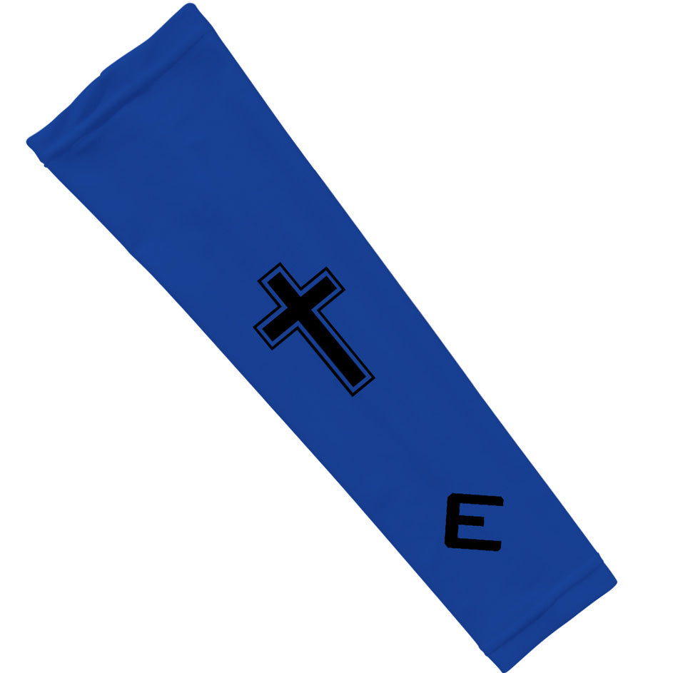 Faith Cross Blue Arm Sleeve