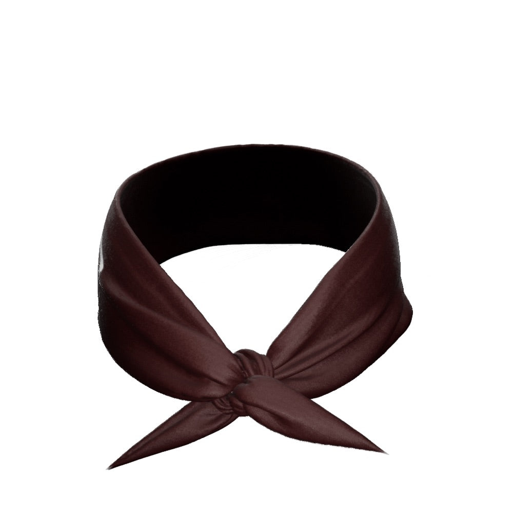 Brown Tie Headband