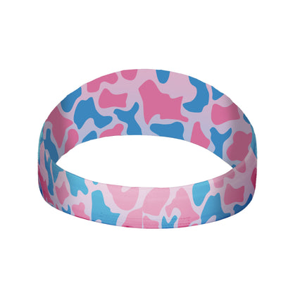 Cotton Candy Duck Camo Headband