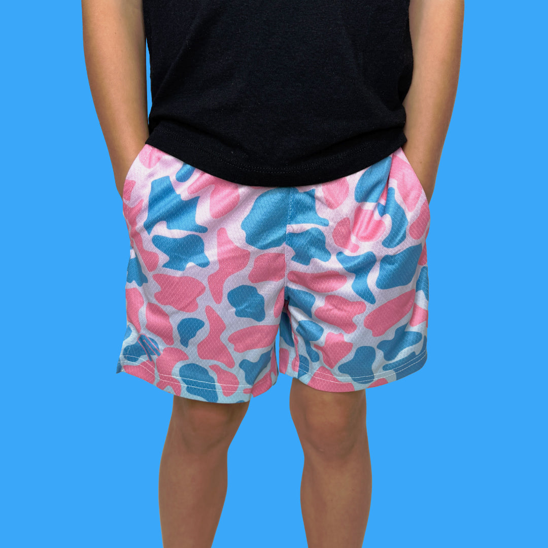 Cotton Candy Duck Camo Shorts