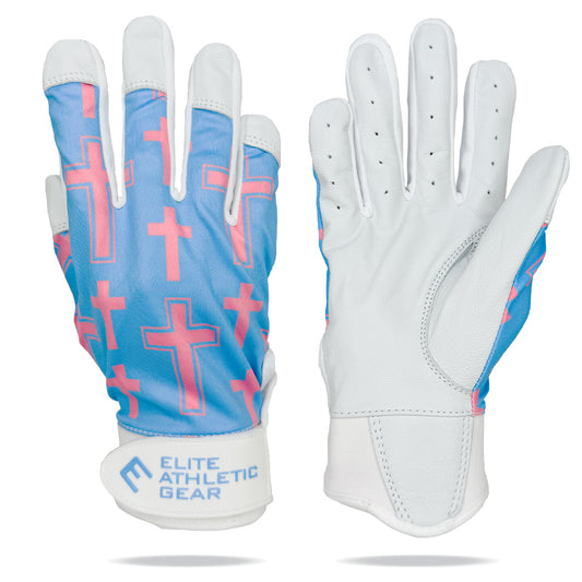 Cotton Candy Cross Batting Gloves