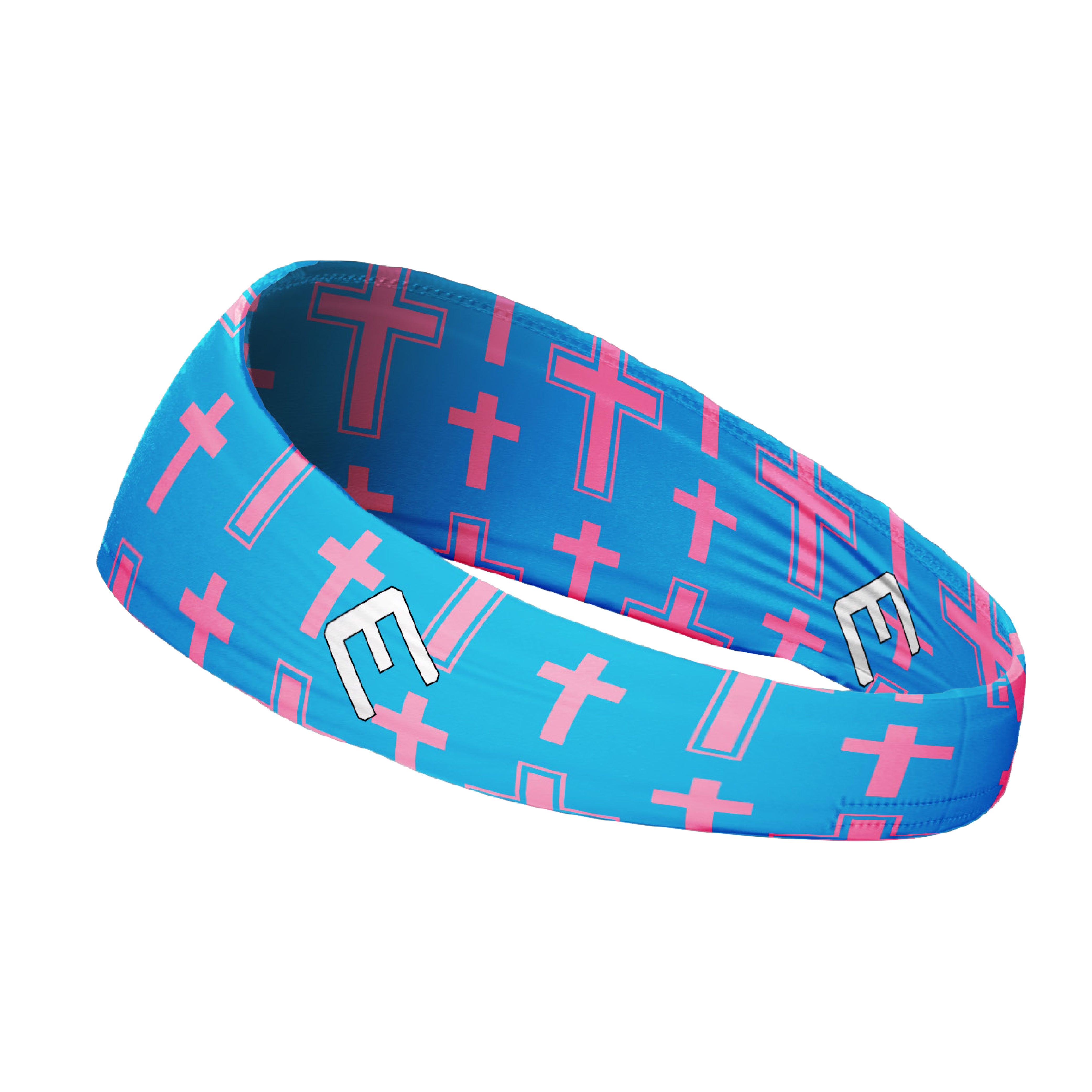 Cotton Candy Cross Headband