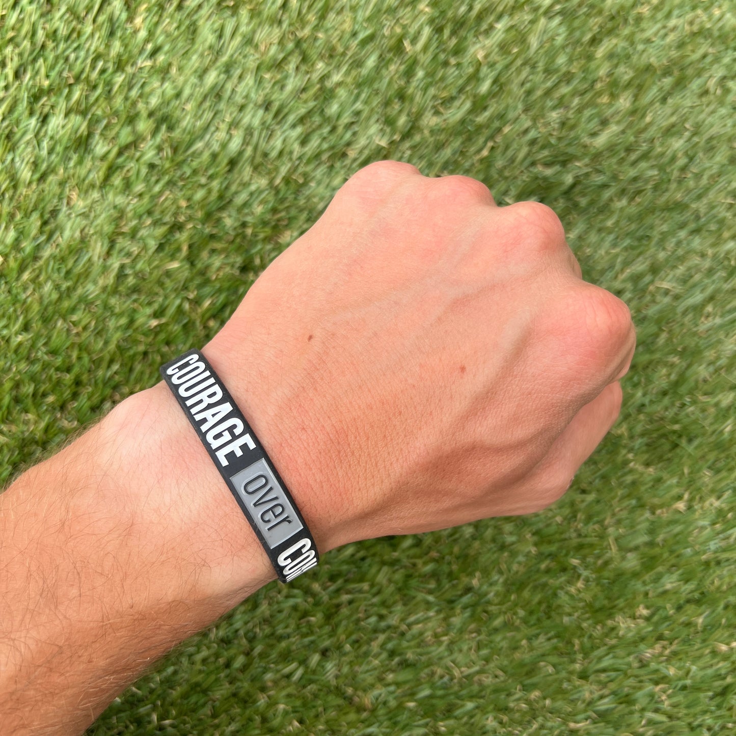COURAGE OVER COMPROMISE Wristband