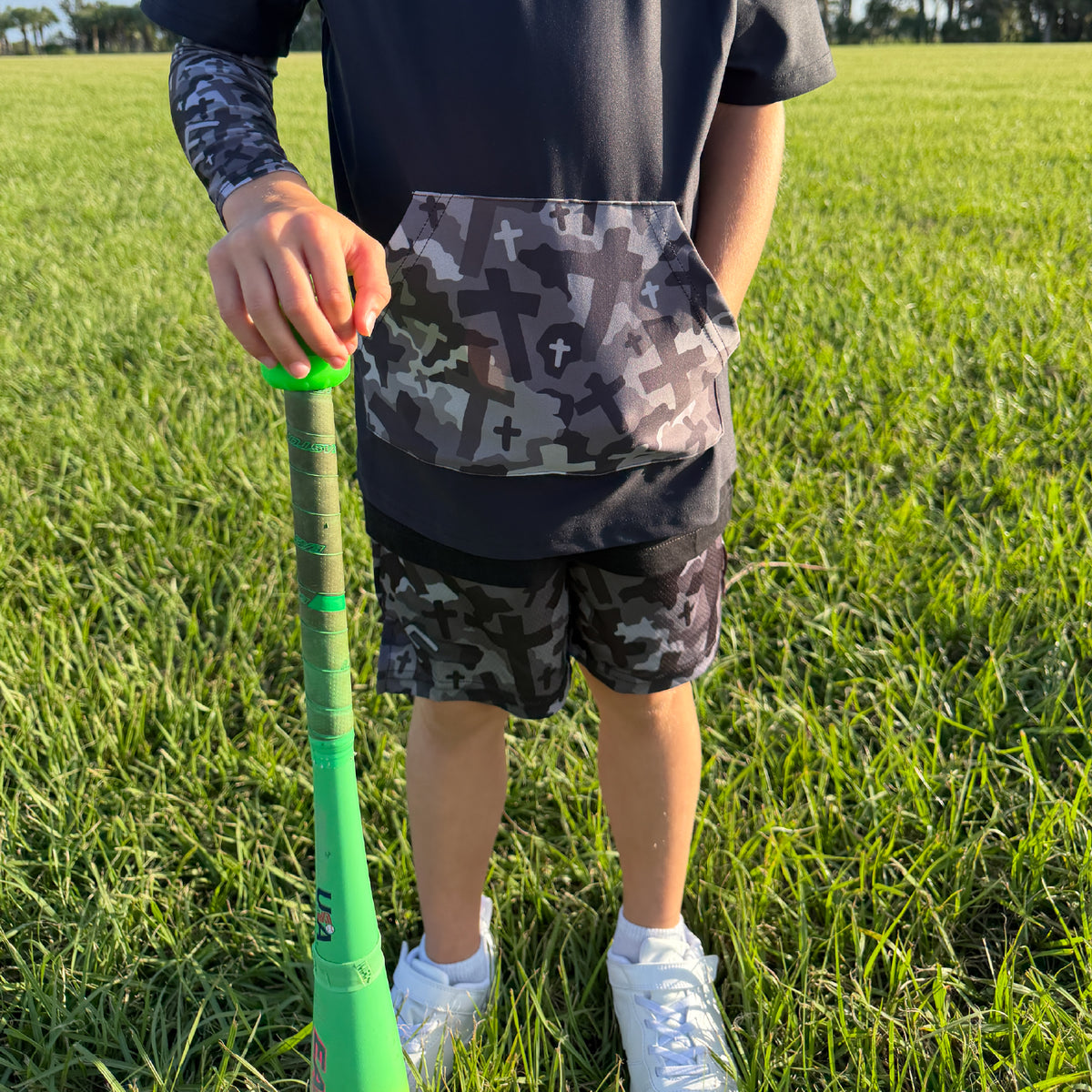 Cross Camo Shorts