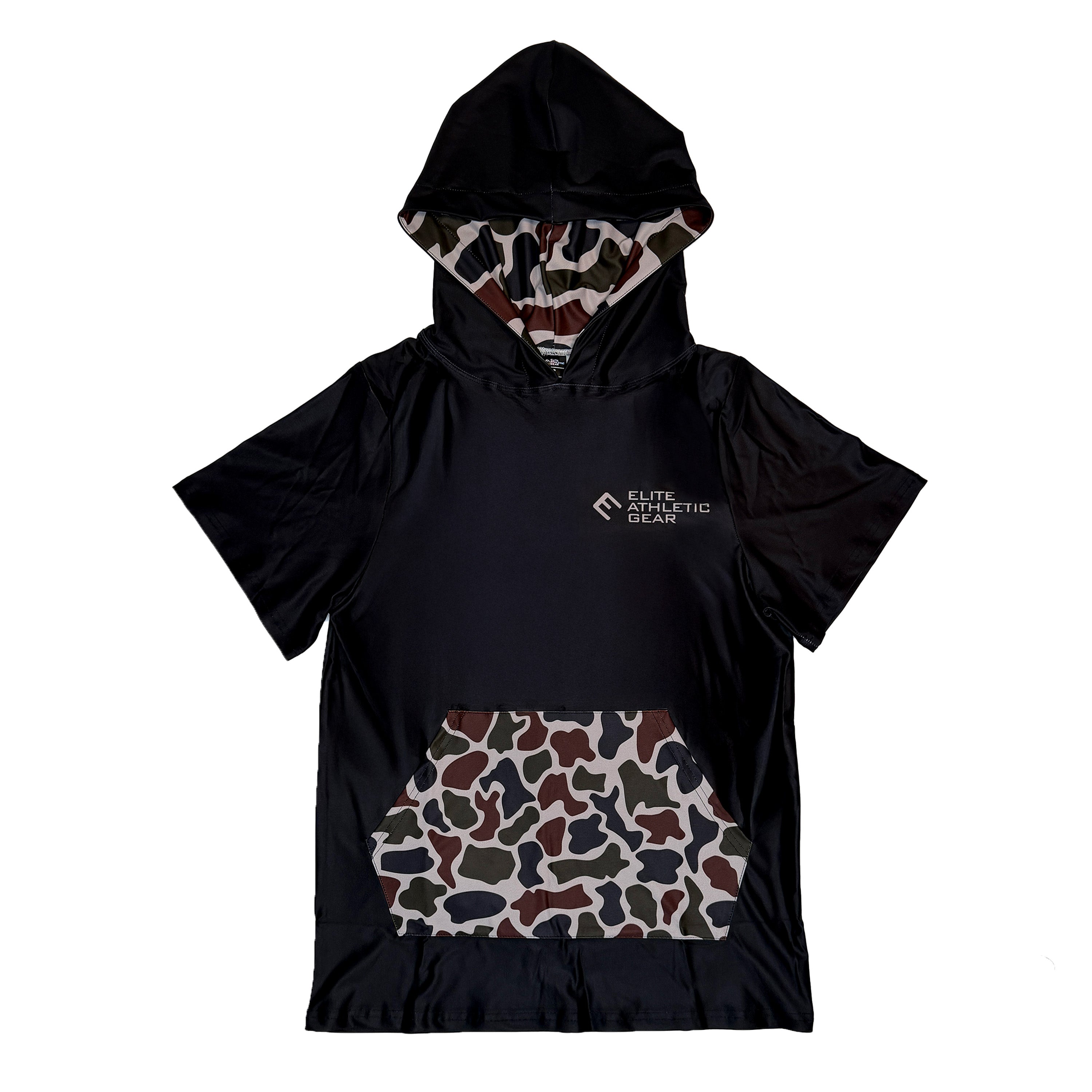 Duck Camo Short Sleeve Hoodie