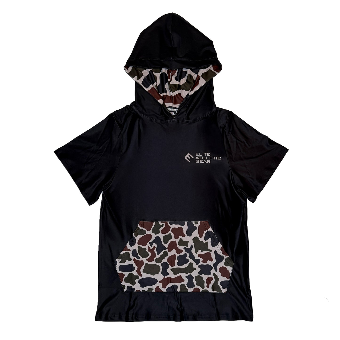 Duck Camo Short Sleeve Hoodie