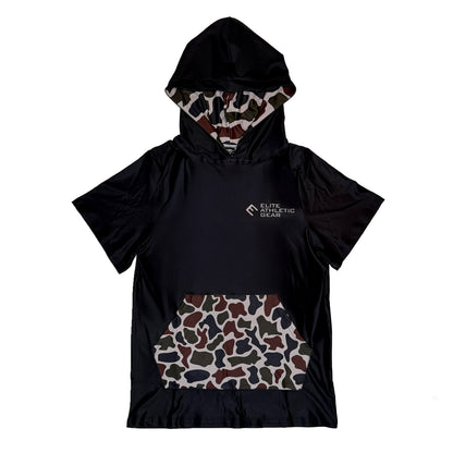 Duck Camo Short Sleeve Hoodie