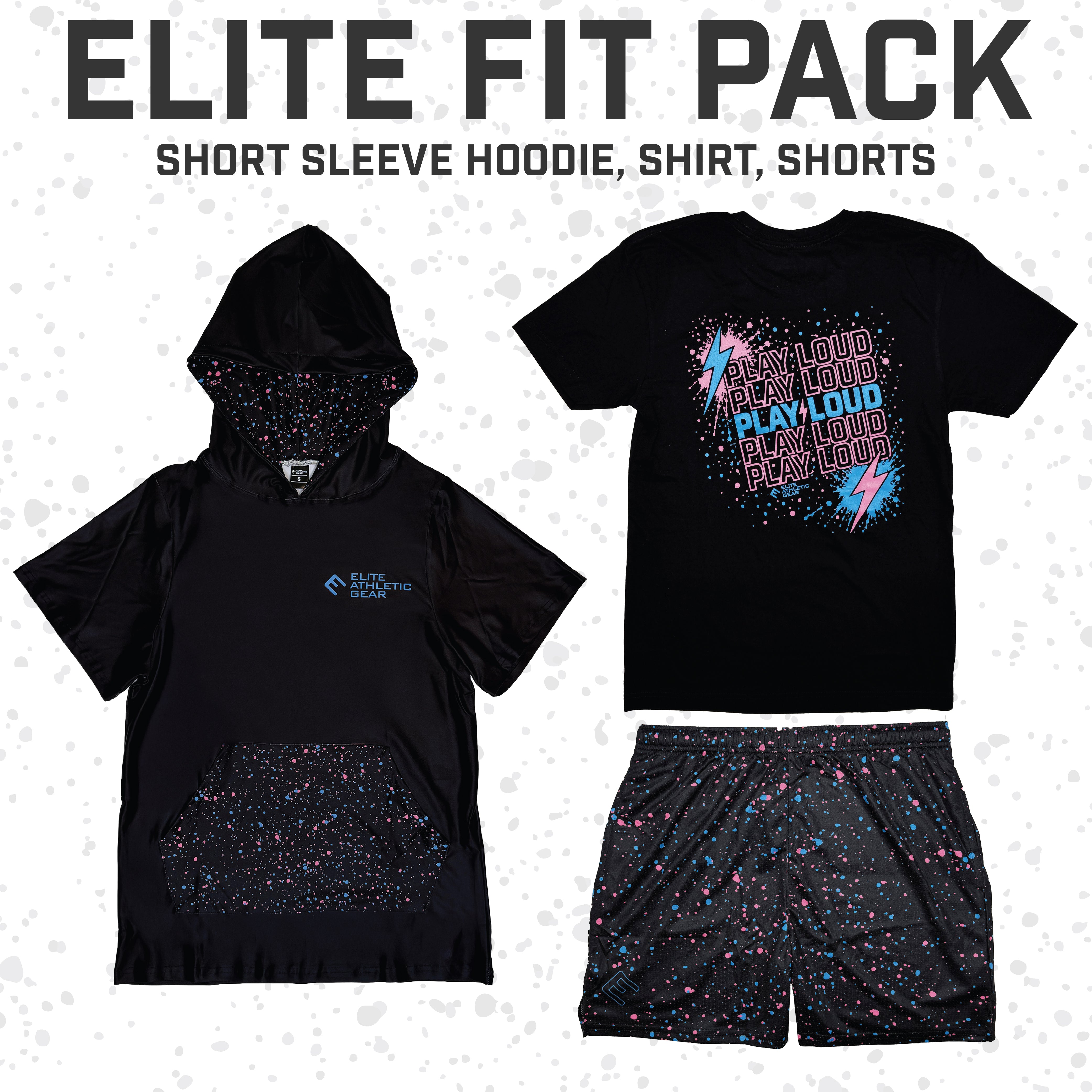 Elite Fit Pack | Short Sleeve Hoodie, Shirt, Shorts