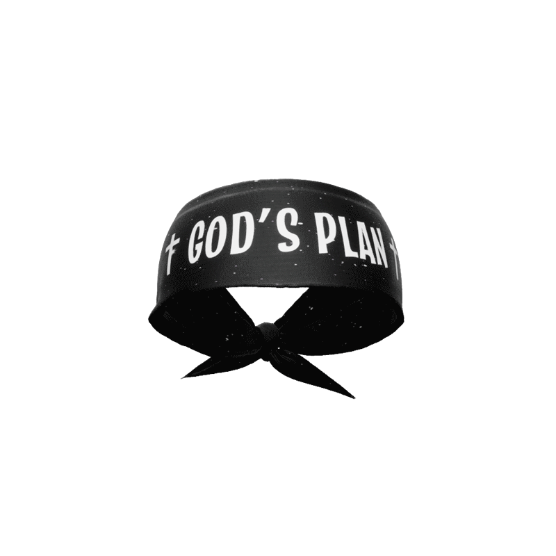 God's Plan Tie Headband