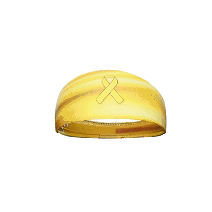 Gold Ribbon Headband