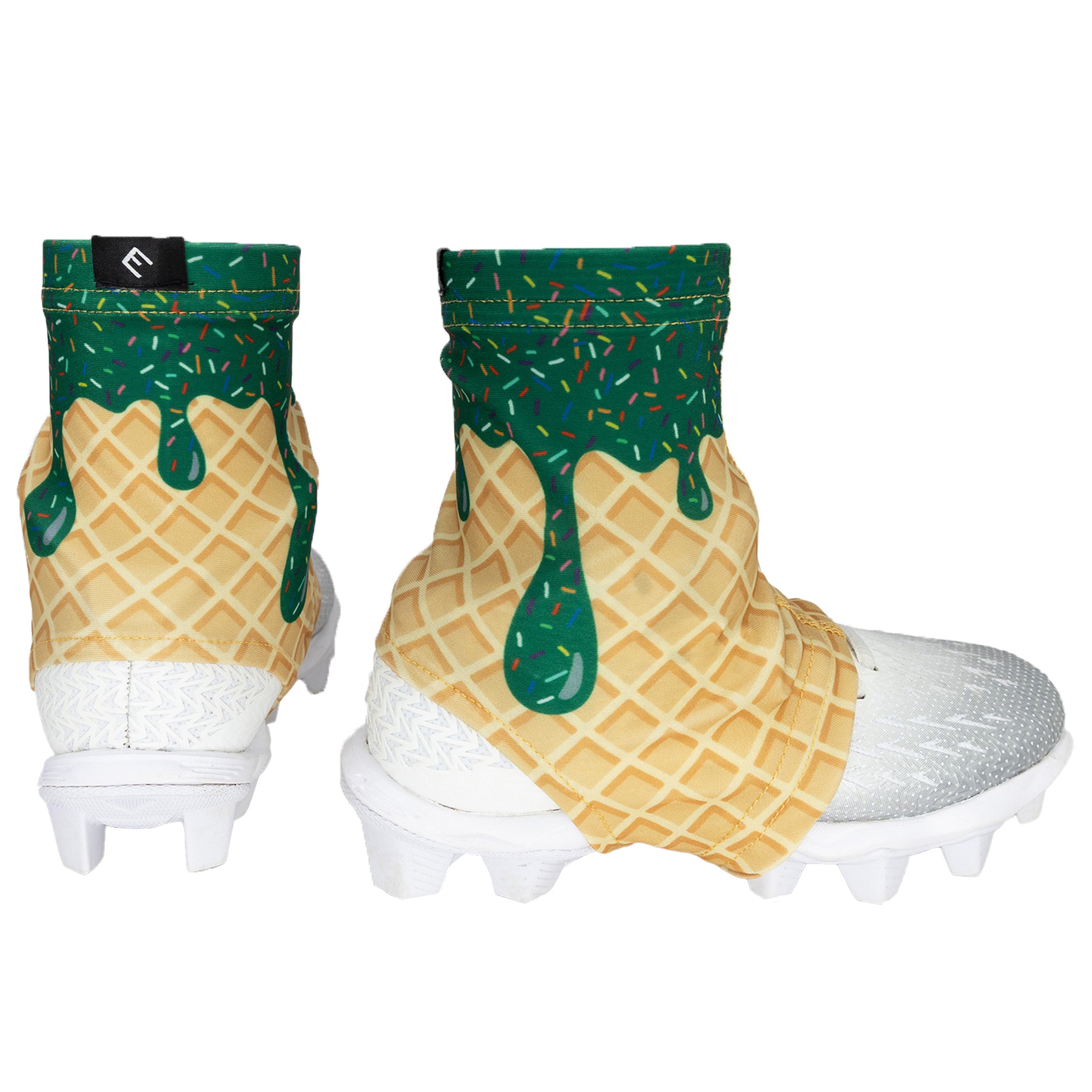 Green Ice Cream Cleat Covers (Spats)