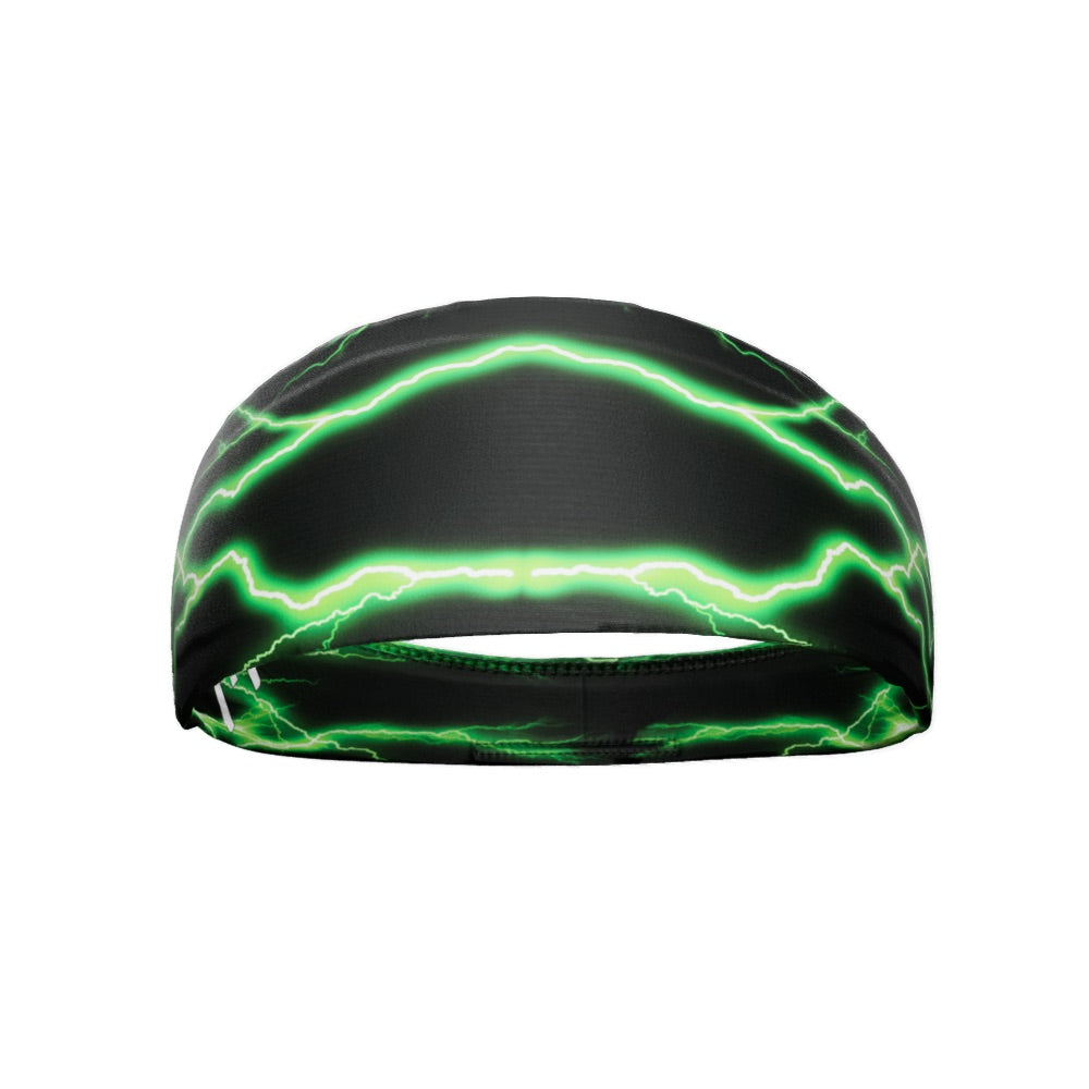 Green Lightning Headband